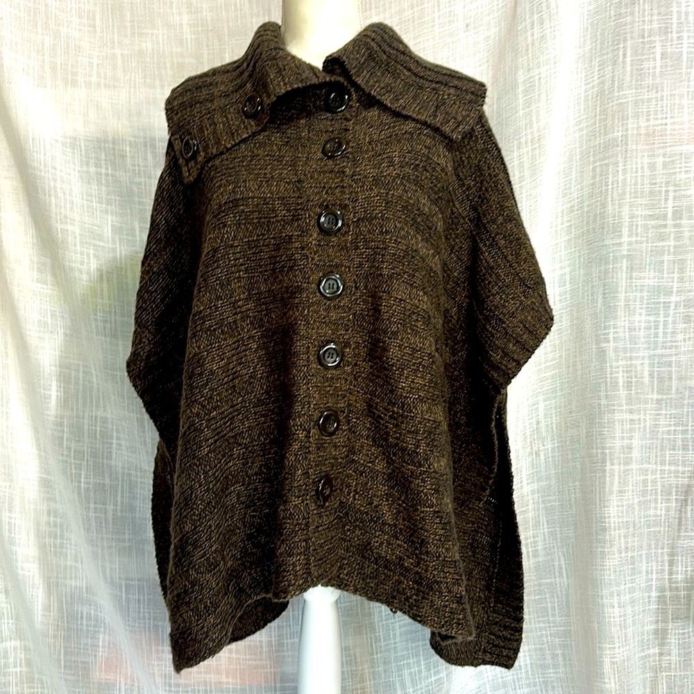 Fall Brown Poncho
